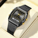 Watch Dual Display Quartz Timepiece for Everyday Use - Black Gold