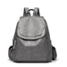 Backpack with Ample Capacity Laptop Interlayer - Grey