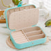 Luxe Petite Jewelry Vault Travel Organizer Case Elite - Green