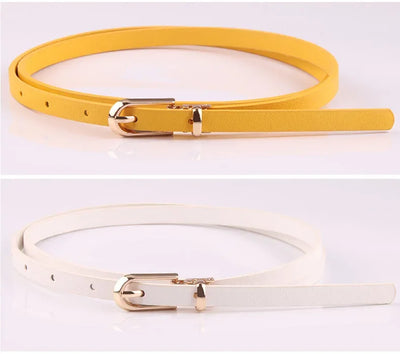 Premium Slim Belt with Pin Buckle for Dress Coat