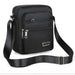 Crossbody Bag with Multiple Pockets And Strap - Black