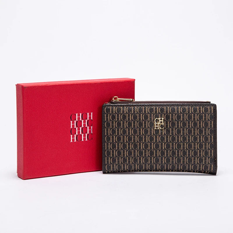 Cartoon Pattern Wallet Zipper Closure Compact