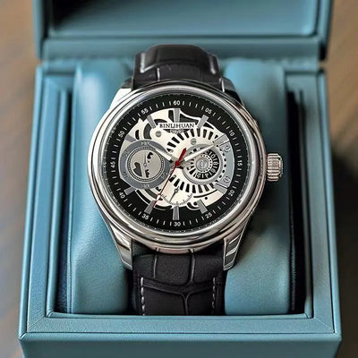 Watch Skeleton Dial Mechanical Wristwatch Everyday Wear