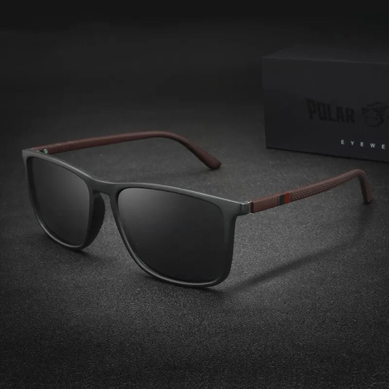 Polarized Sunglasses for Men Rectangular Frame