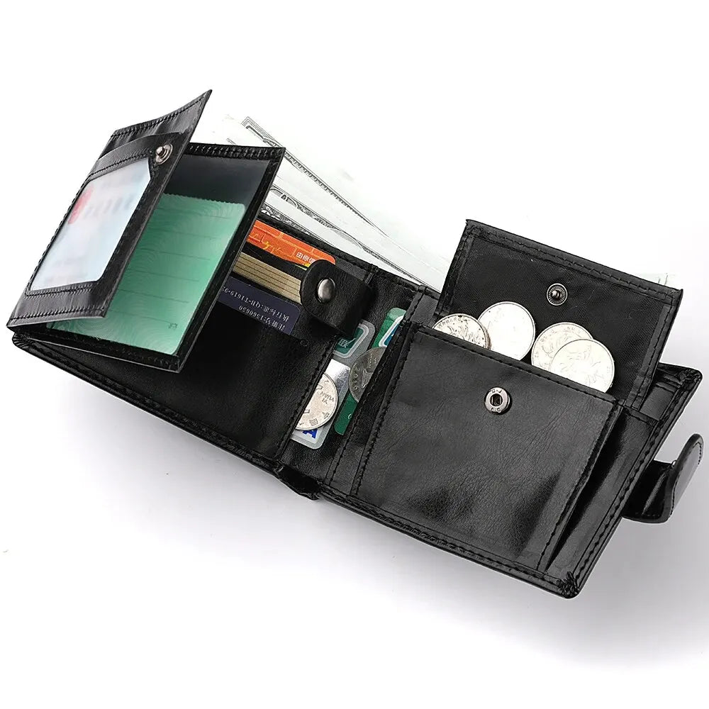 Aurora Elite Compact Wallet With Zipper Coin Pocket