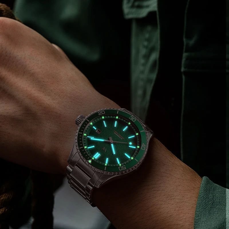 Automatic Mechanical Dive Watch with Sapphire Crystal