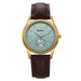 Ultra Thin Dress Watch with Premium Leather Strap - LB