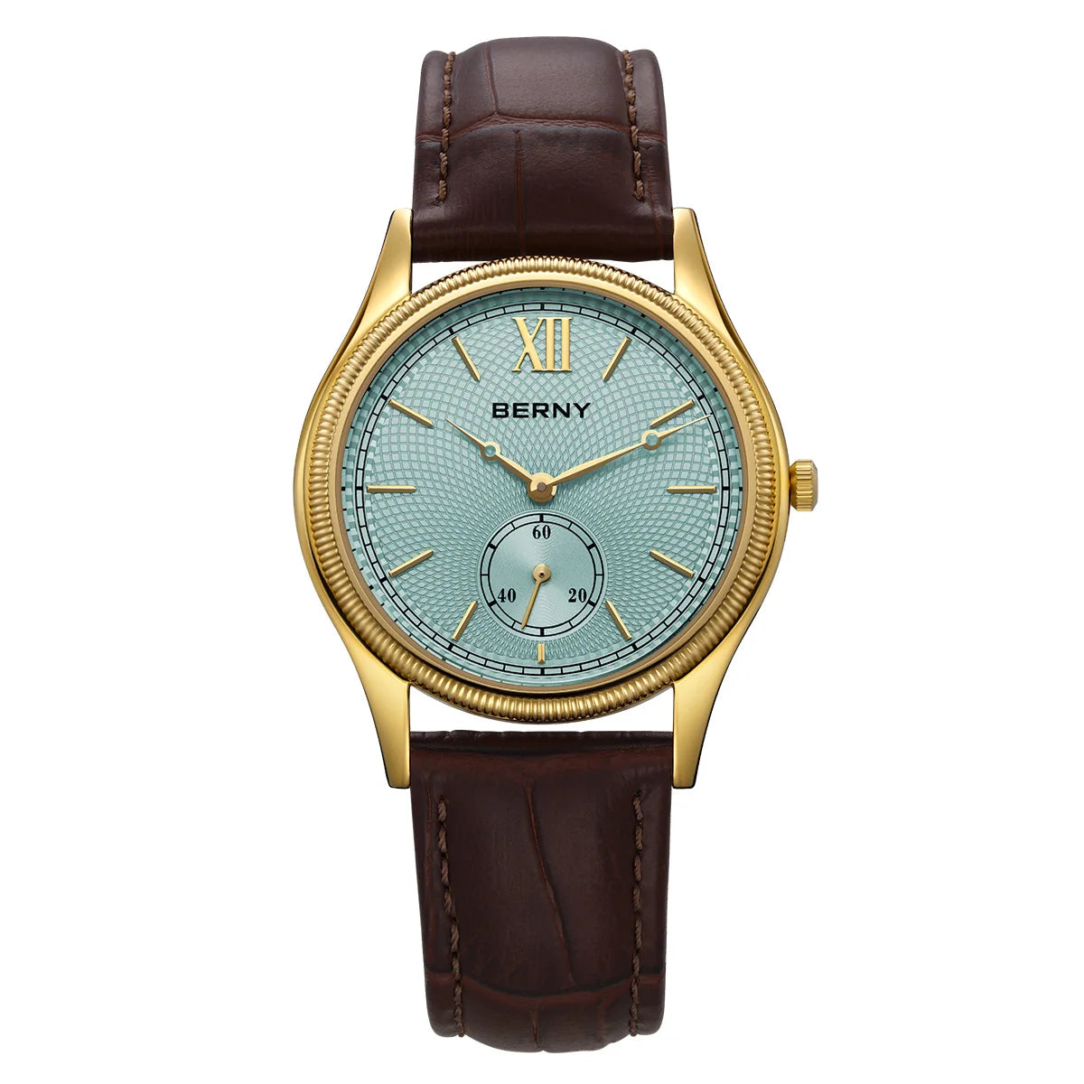 Ultra Thin Dress Watch with Premium Leather Strap - LB