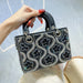 Rhinestone Evening Crossbody Clutch With Chain Handle - Black
