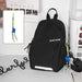 Crossbody Bag Nylon with front pocket everyday carry - Black Strap Pendant