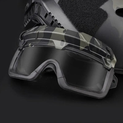 Tactical Goggles with Helmet Mode And Head Mode