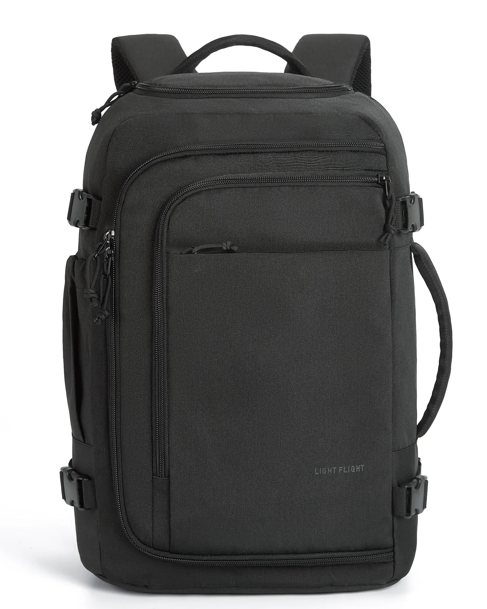 Travel Laptop Backpack Waterproof with USB Charging - Black