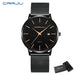 Silk Mesh Dial Timepiece With Calendar Window Luxe Neo - Black Rose