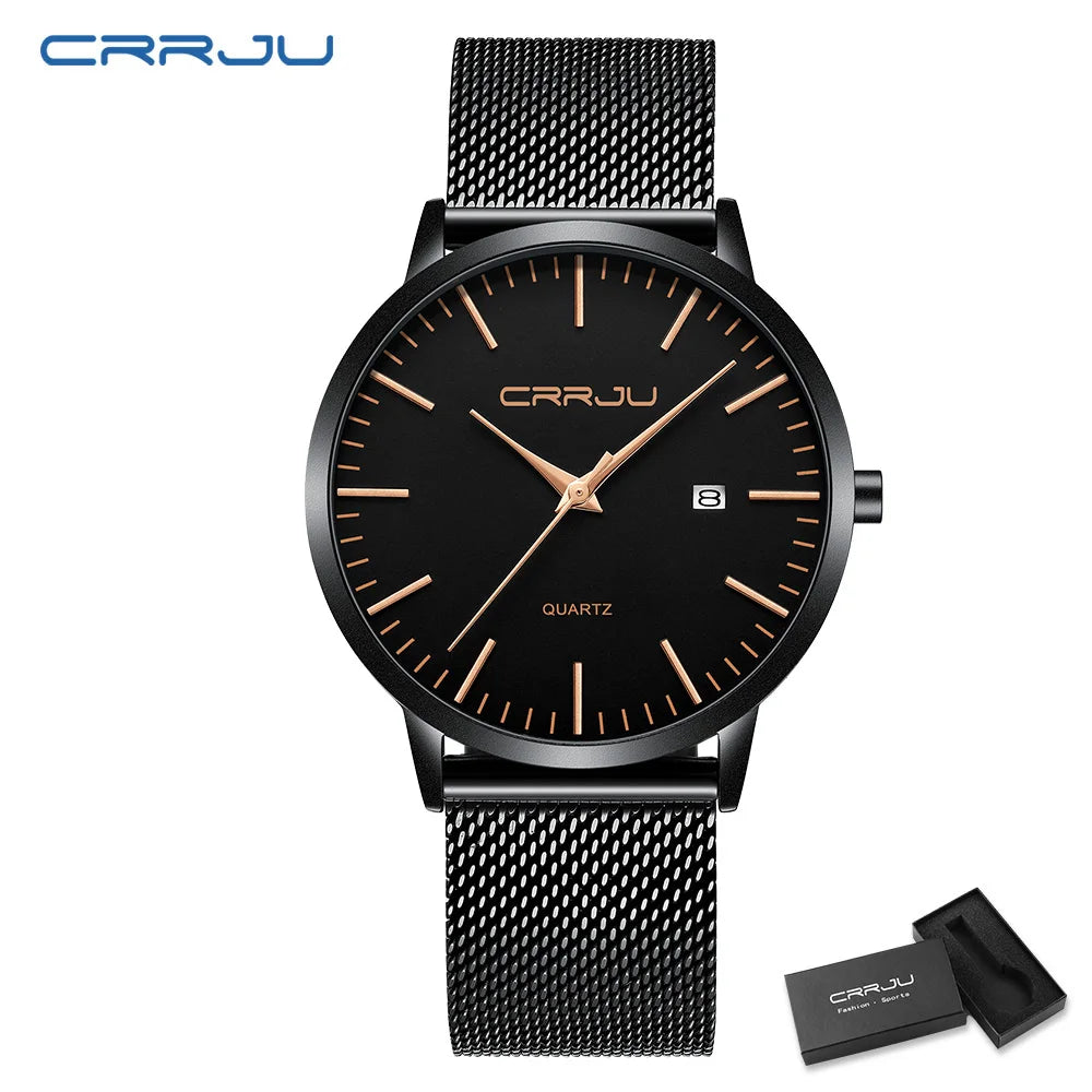 Silk Mesh Dial Timepiece With Calendar Window Luxe Neo