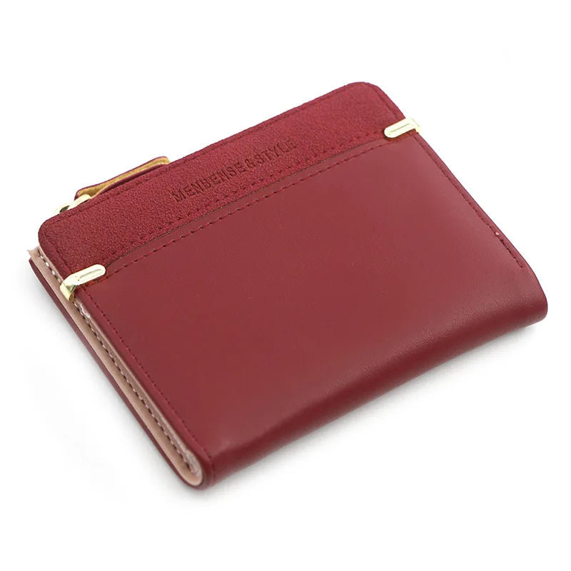 Wallet Zipper Hasp Patchwork Vintage Pattern Design