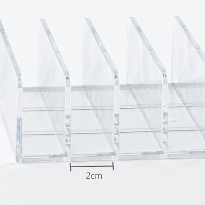 Seven Compartment Makeup Organizer for Desktop Palettes