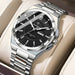Sport Original Watch Luminous Dial Timepiece Everyday - Silver Black