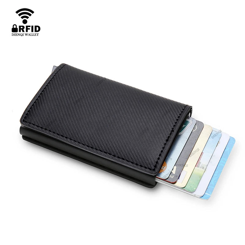 RFID Shield Cardholder Wallet for Slim Card Security