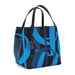 Abstract Joy Tote Large Capacity Handbag for Everyday - Blue