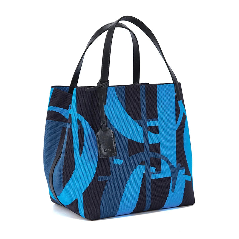 Abstract Joy Tote Large Capacity Handbag for Everyday