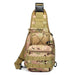 Tactical Sling Backpack Crossbody Bag Waterproof Nylon - Copper