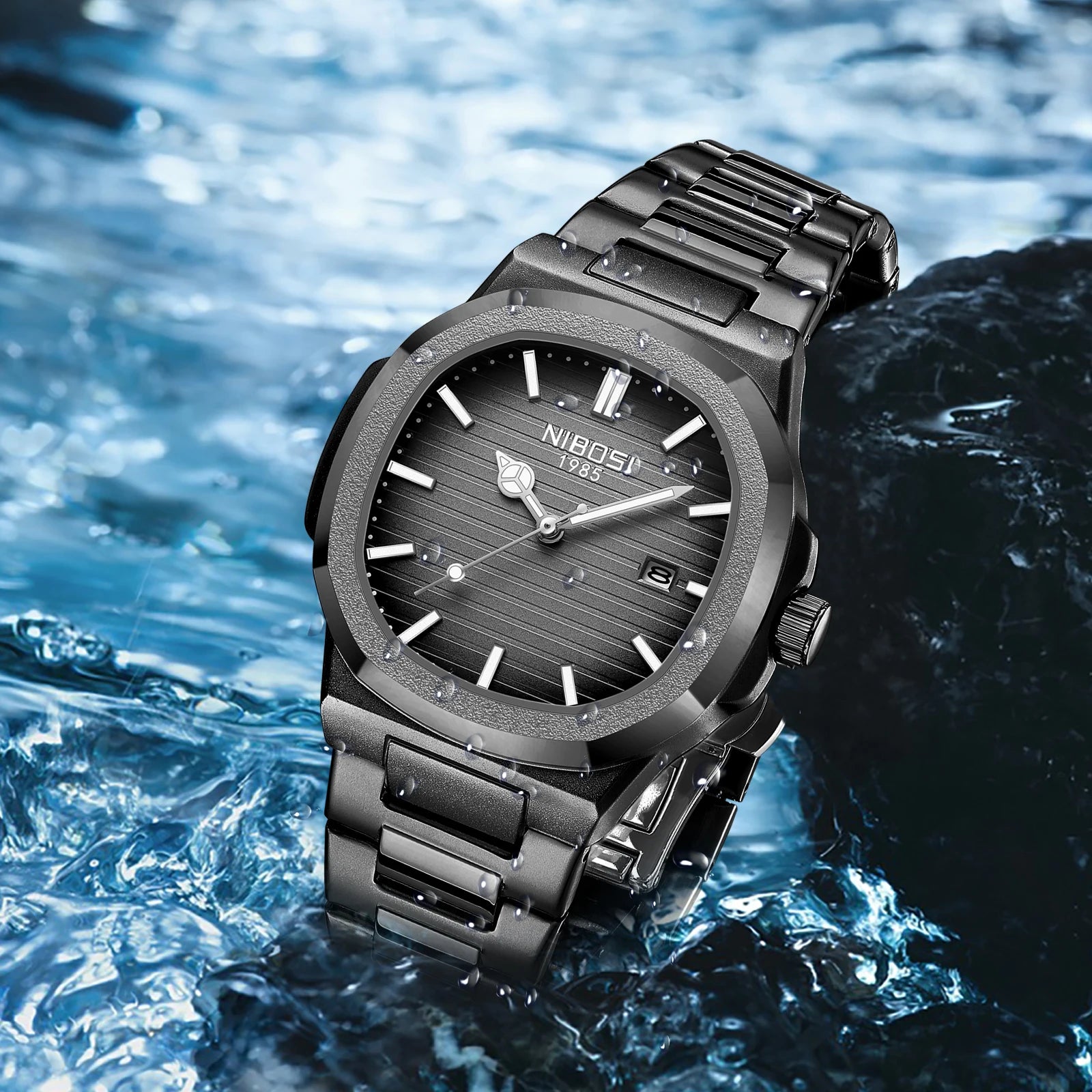 Timeless Round Watch with Date Window for Everyday Wear