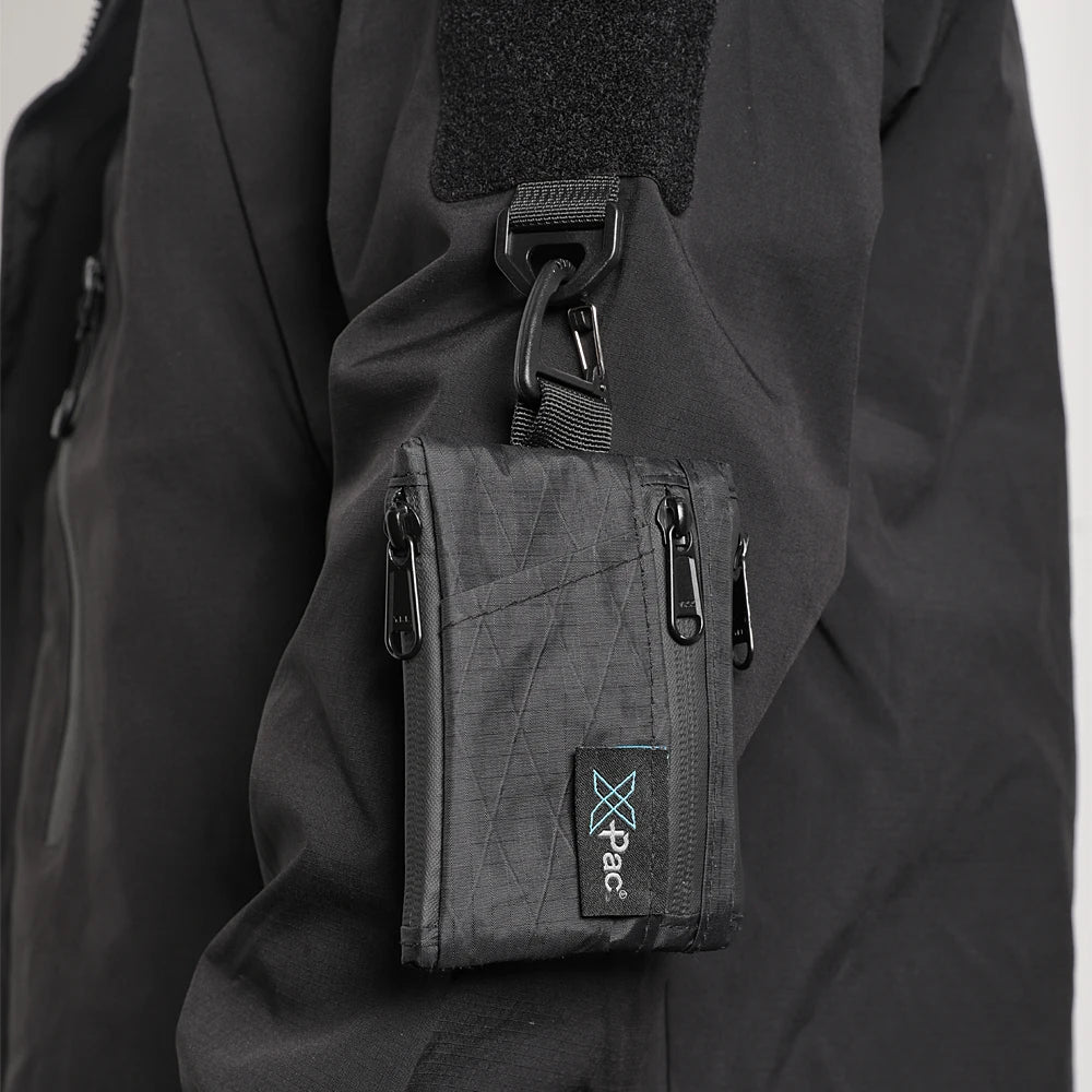 Five Pocket EDC Wallet with Zippered Pouches for Cards