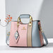 Handbag Top Handle Satchel for Everyday Essentials - Pink Blue