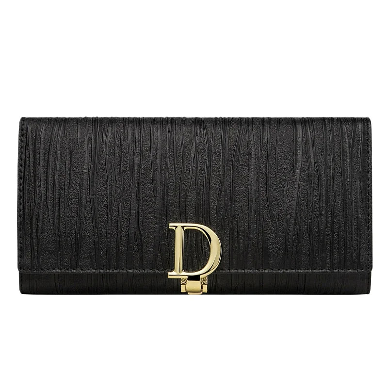 Wallet Bifold Textured Striped Pattern