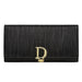Wallet Bifold Textured Striped Pattern - Black