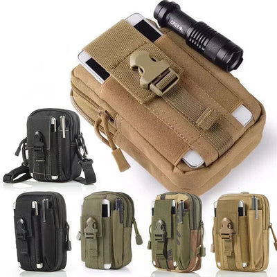 Outdoor Survival Tool Kit Pouch Military Waist Pack