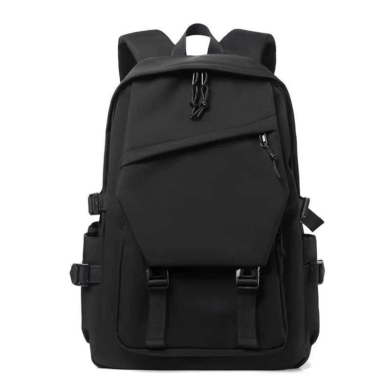 Backpack with Laptop Compartment And Multiple Pockets - Black