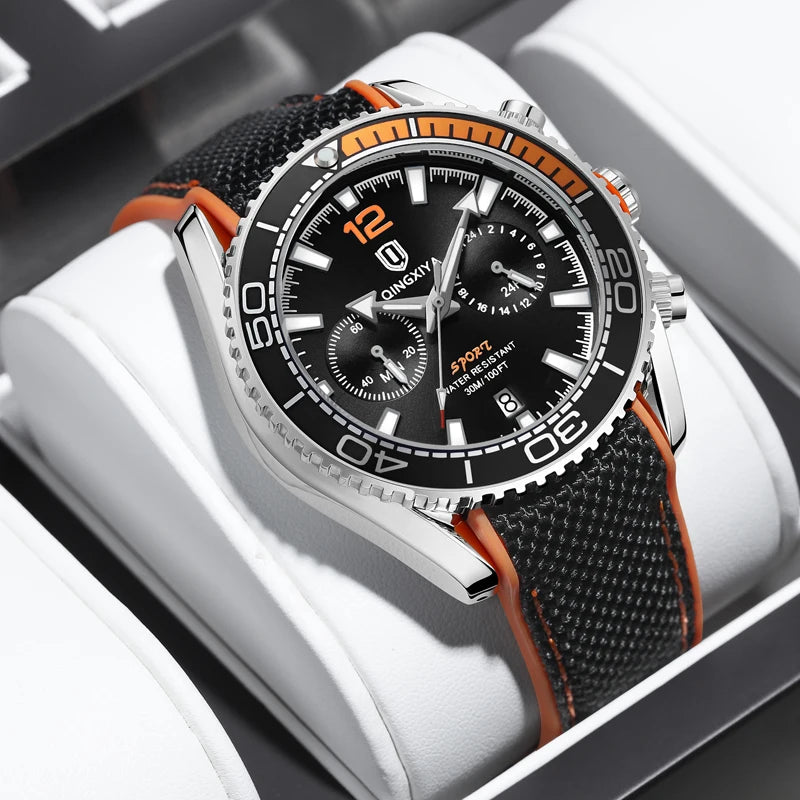 Wristwatch Chronograph Water Resistant Luminous