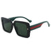 Oversized Cat Eye Sunglasses Square Frame Retro Style - No Case V6