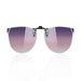 Clip On Sunglasses with Polarized Lenses UV400 - Purple Pink