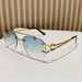 Sunglasses Square Frame UV400 - Lenses Colour 6