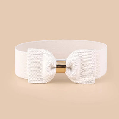 Butterfly Bow Buckle Dress Belt with Stretch Fit