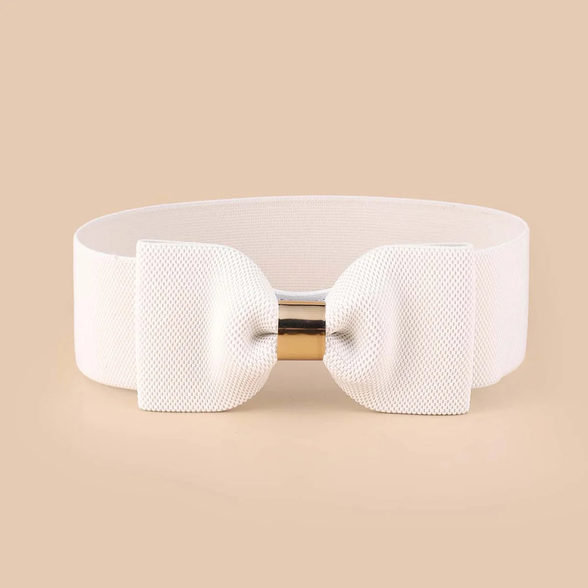 Butterfly Bow Buckle Dress Belt with Stretch Fit