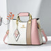 Handbag Top Handle Satchel for Everyday Essentials - White Pink