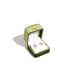Rounded Edge Velvet Jewelry Box with Multi Compartments - Green V3