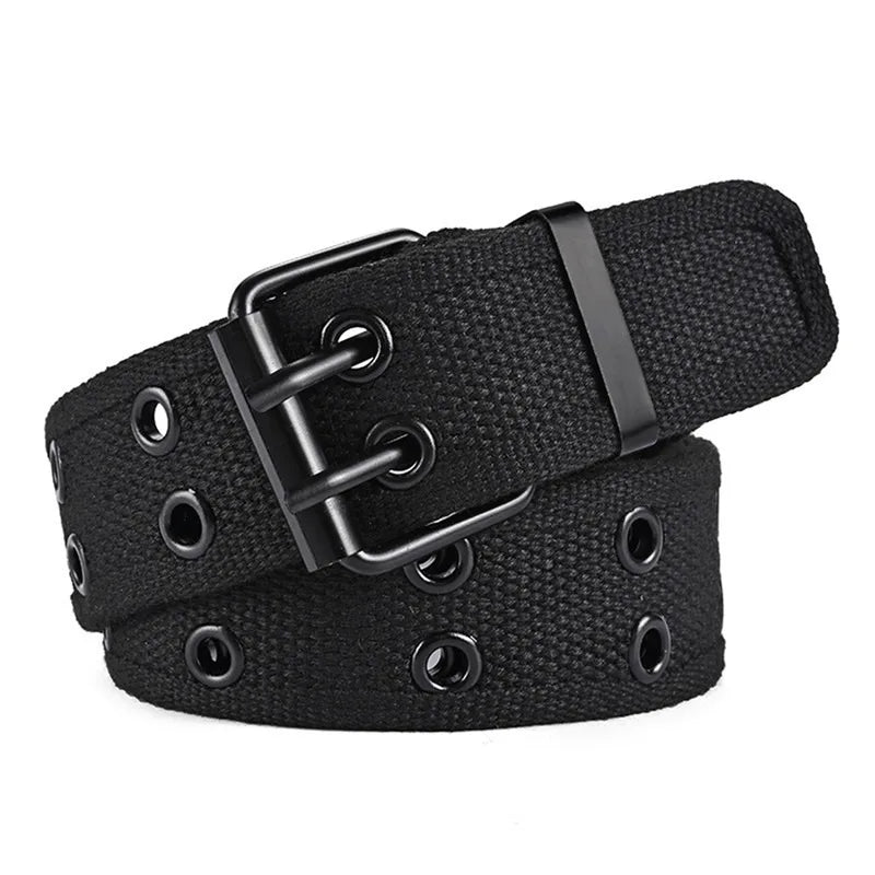 Belt with Grommet Eyelets And Adjustable Buckle