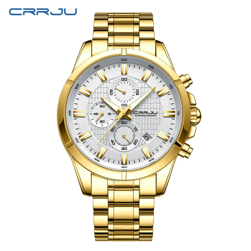 Artisan Chronograph Timepiece With Grid Dial Signature
