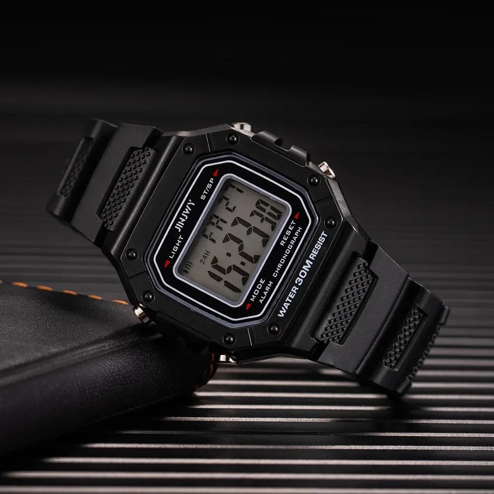 Wristwatch Digital Chronograph Water Resistant