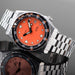Diver Automatic Wristwatch Sapphire Crystal 200m - Orange
