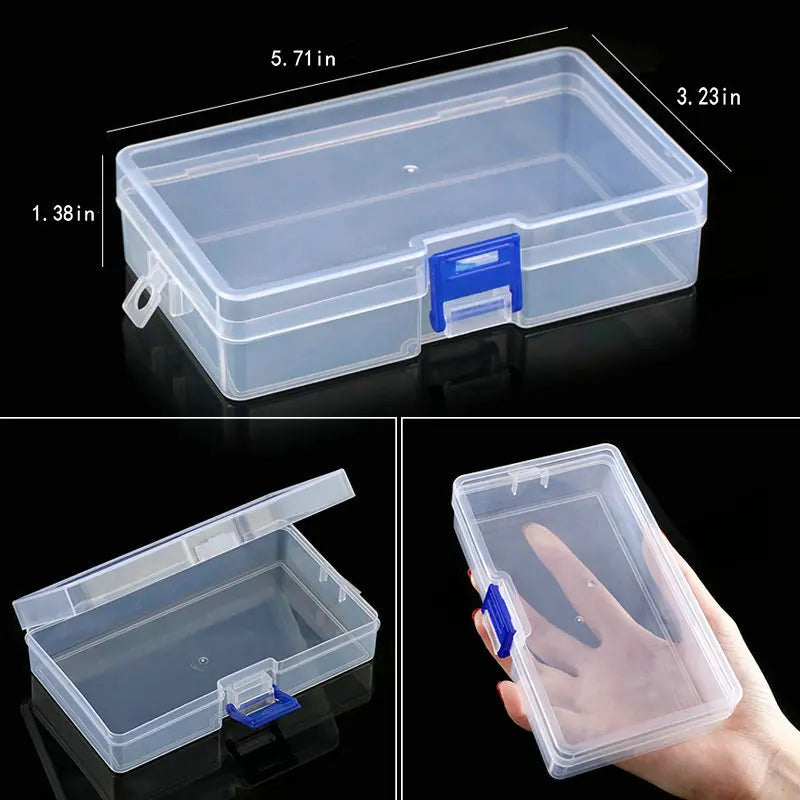 Transparent Jewelry Box With Adjustable Compartments