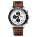Stainless Steel Chronograph Watch Tachymeter Bezel - B