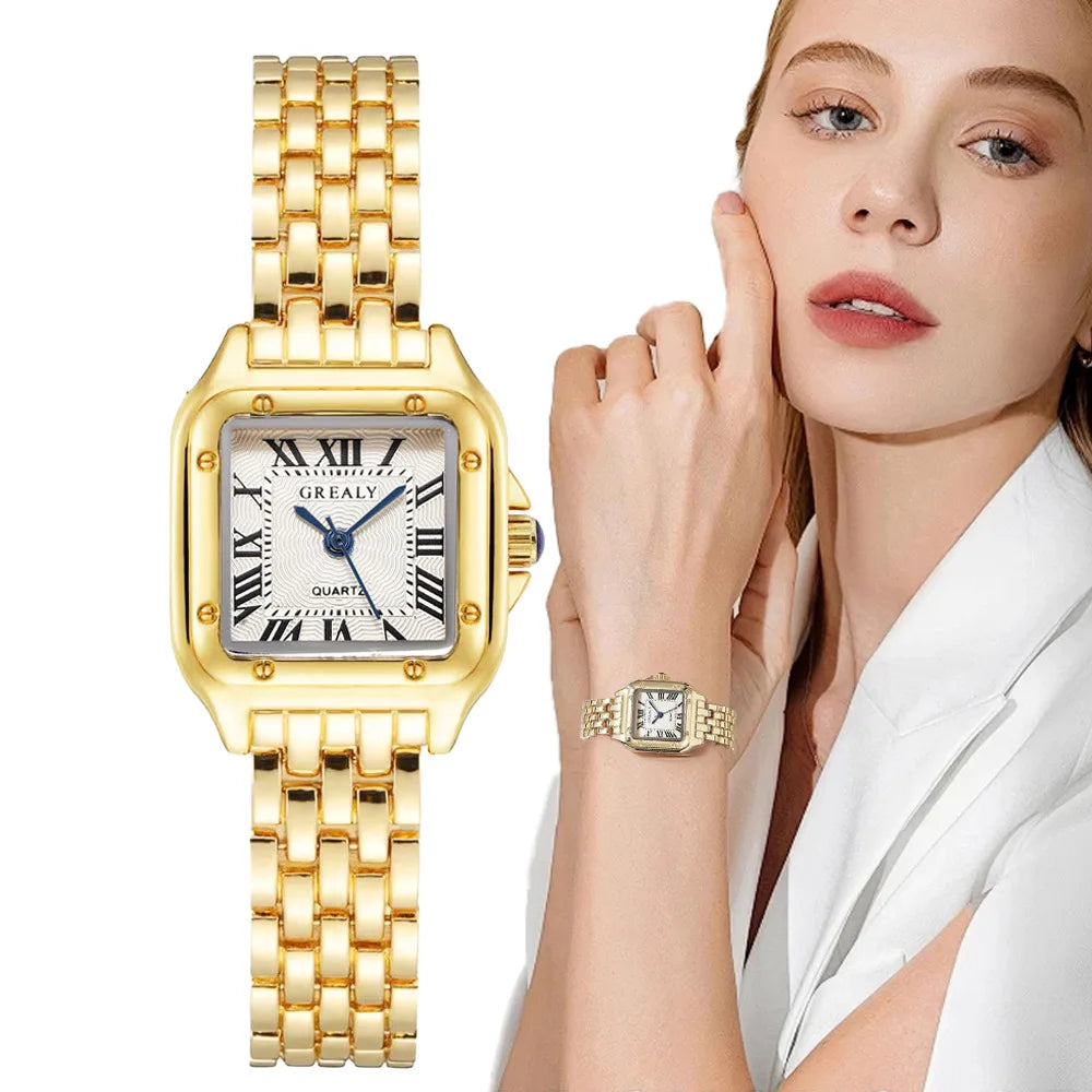 Watch Square Case Quartz Movement
