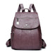 Backpack with Embroidery Softback City Ready - Purple
