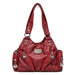 Hot Luxury Handbag Crossbody Large Capacity Bag - Burgundy