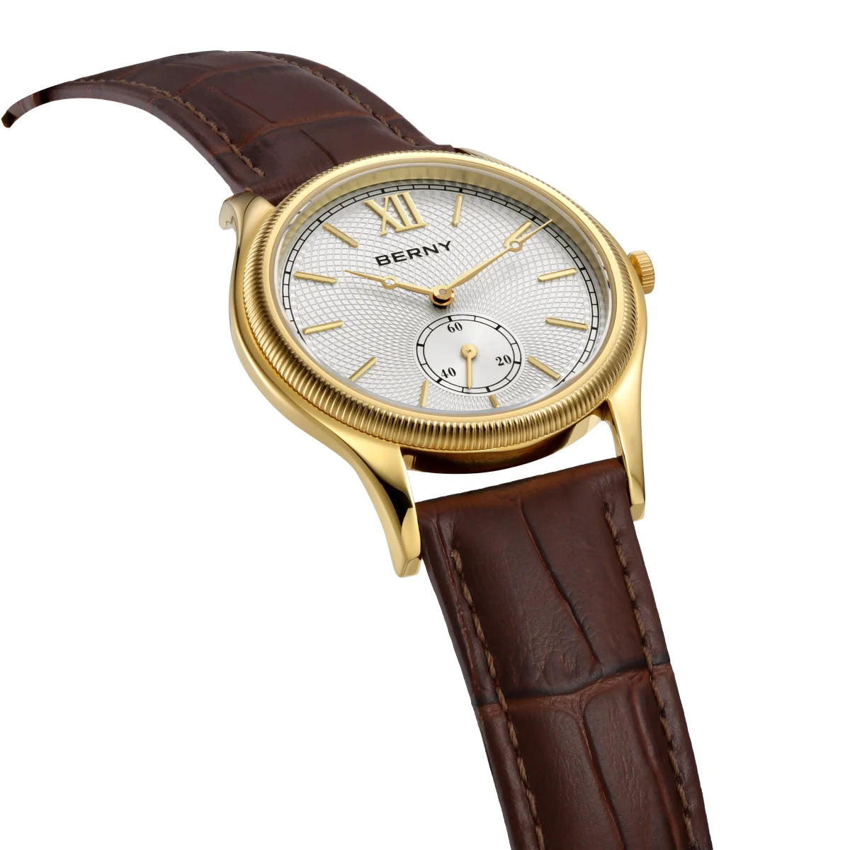 Ultra Thin Dress Watch with Premium Leather Strap